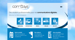 Desktop Screenshot of comasys.fr
