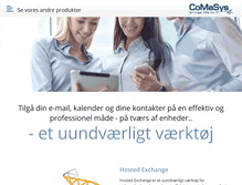 Tablet Screenshot of comasys.dk